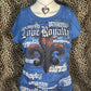 (XL)y2k grunge love royalty top