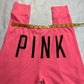 (S)2 piece vs pink pj set