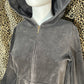 (M)juicy couture dark grey zip up