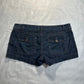 (SZ 11)early 2000s dark washed denim shorts
