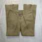 (SZ 3)vtg rampage suede leather tie up bottoms
