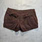 (M)early 2000s bebe brown cargo shorts