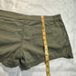(SZ 5)green cargo mini shorts