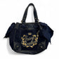 juicy couture navy velour mini daydreamer bag