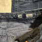 (SZ 28)embellished bootcut flared miss me jeans
