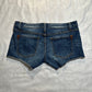(SZ 6)early 2000s denim shorts