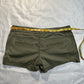 (SZ 5)green cargo mini shorts