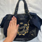 juicy couture navy velour mini daydreamer bag