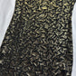 (S)early 2000s metallic strapless dress