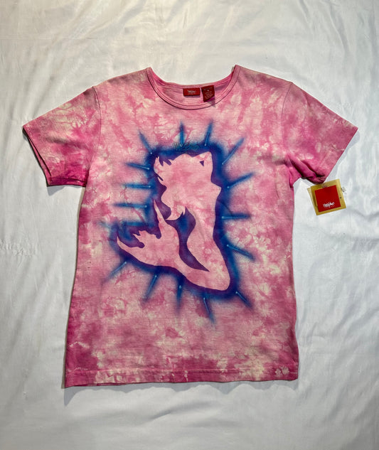 (M)early 2000s deadstock mermaid airbrushed baby tee