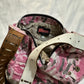 early 2000s pink camo handbag