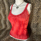 (M)vtg early 2000s wet seal red tank top