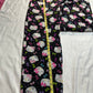 (L)sanrio hk black bow pj pants