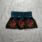 (M) 90’s glamhead the ramones all over print mini skirt
