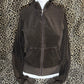 (S)vtg juicy couture brown velour zip up