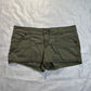 (SZ 5)green cargo mini shorts