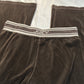 (M)vtg brown velour juicy couture flared sweats