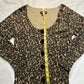 (S)vtg guess jeans leopard print cardigan