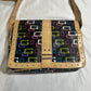 early 2000s guess monogram belted messenger bag