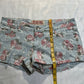 (SZ 5)2014 tumblr styled floral light wash denim shorts