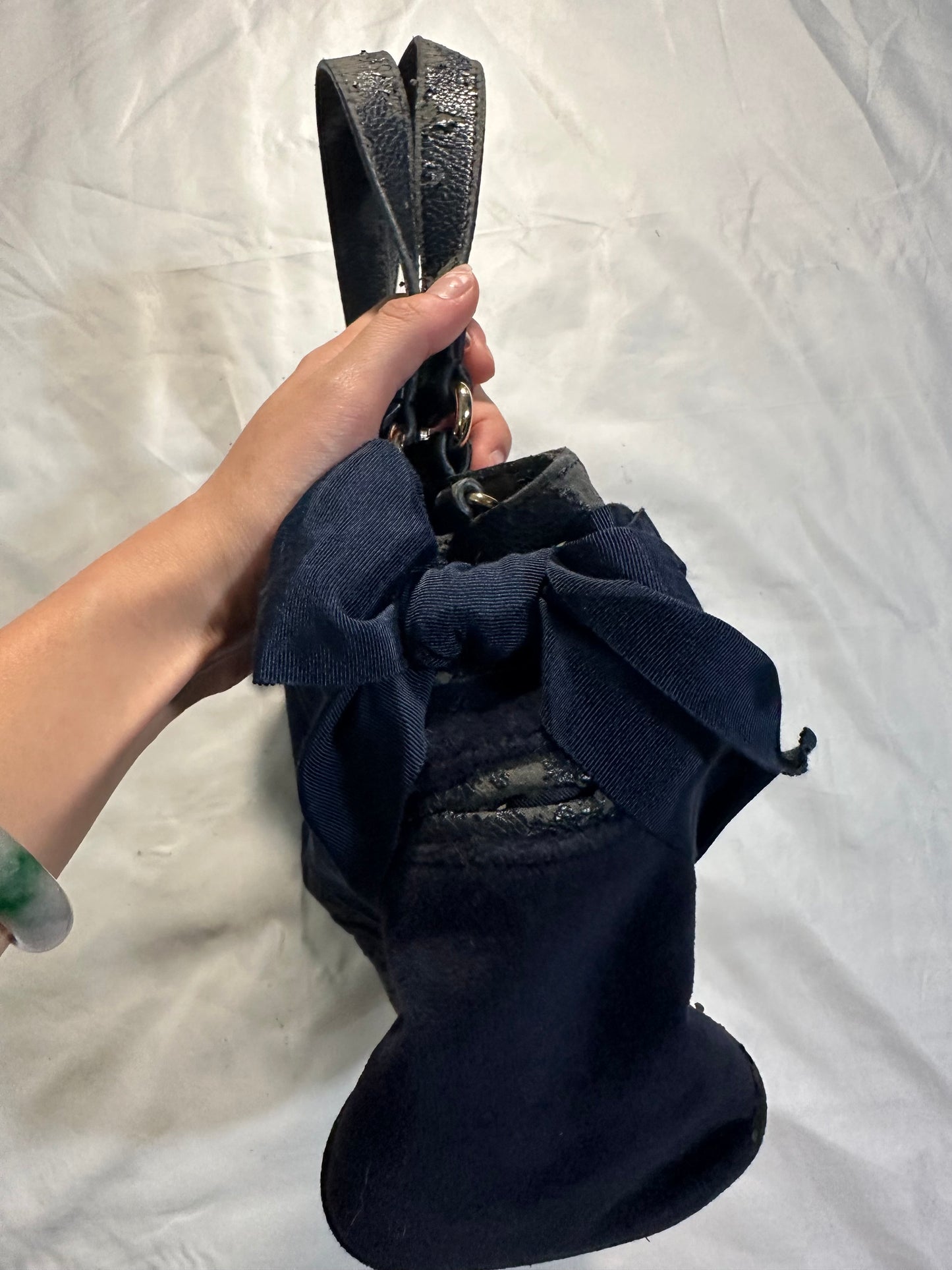 juicy couture navy velour mini daydreamer bag