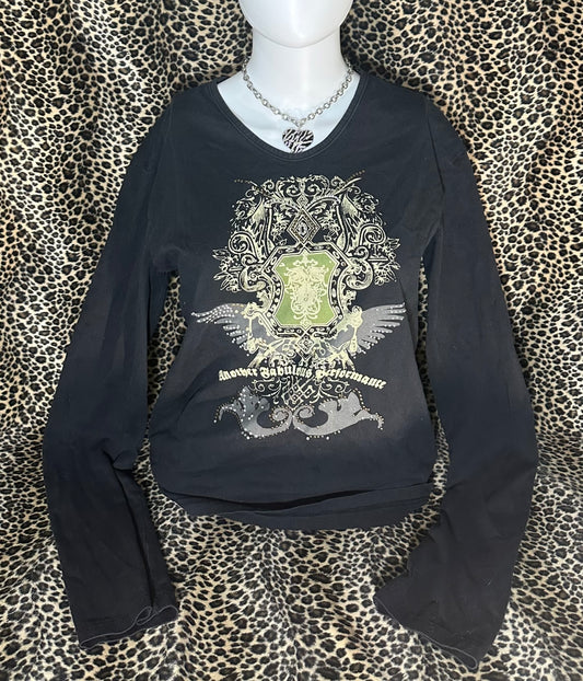 (L)cyber y2k styled long sleeve