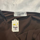 (XL)brown summer beaded halter dress