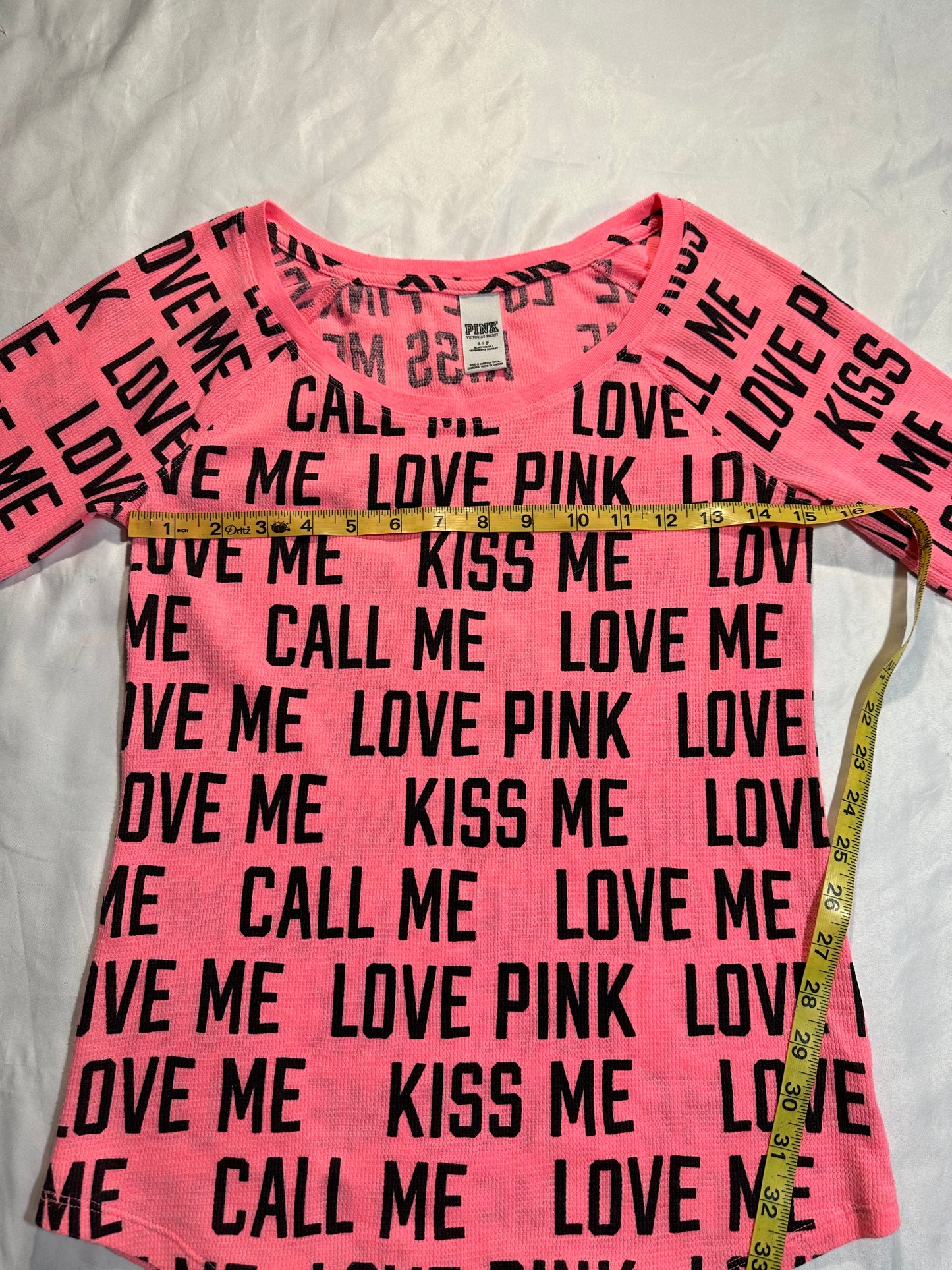 (S)2 piece vs pink pj set