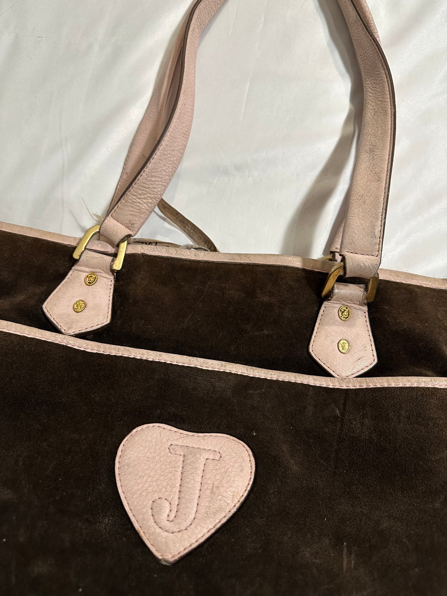 vtg juicy couture velour “heaven on earth” diaper bag