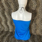 (M-L)reworked bedazzled cross tube top
